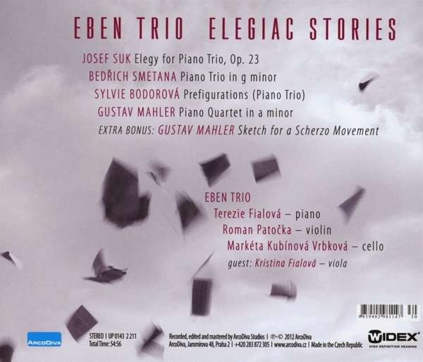 Eben Trio: Elegiac Stories - Suk, Smetana, Bodorova, Mahler - slide-1