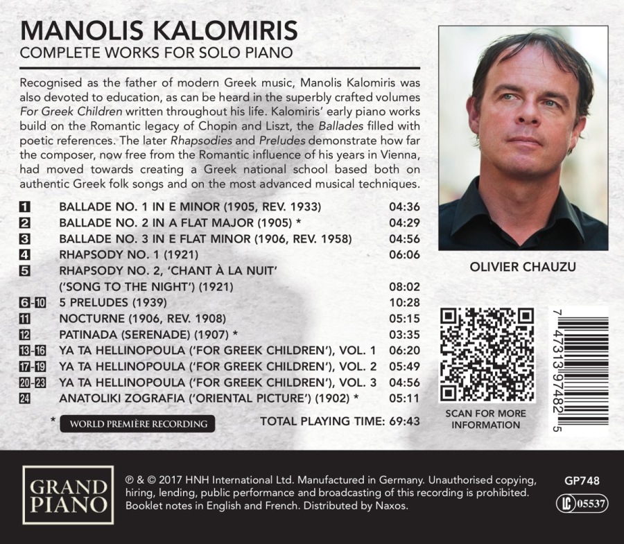 Kalomiris: Complete Solo Piano Works - slide-1
