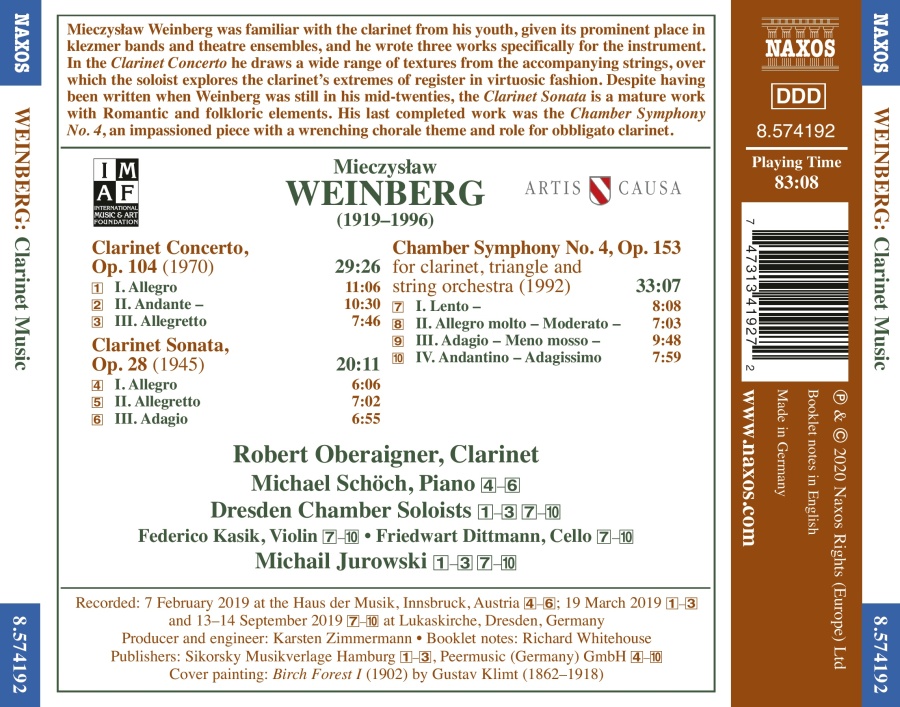 Weinberg: Clarinet Music - slide-1