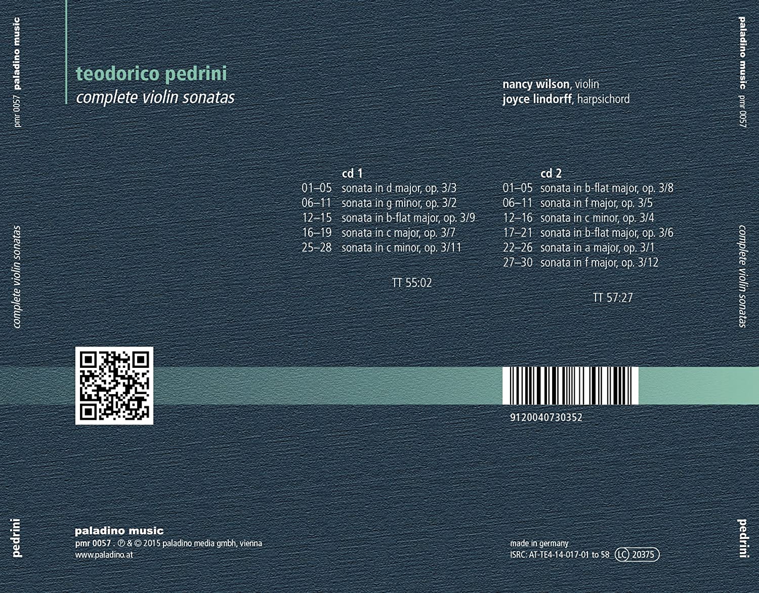 Pedrini: Complete Violin Sonatas - slide-1