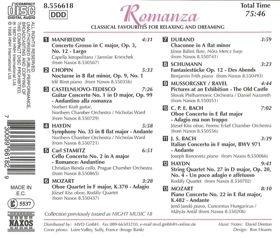 ROMANZA - Classical Favourites for Relaxing and Dreaming - slide-1