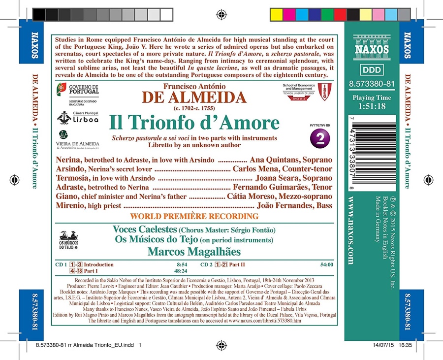 Almeida: Il Trionfo d'Amore - Scherzo pastorale - slide-1