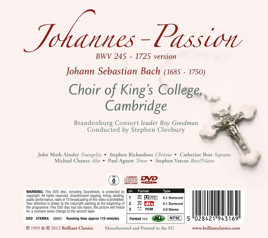 Bach: Johannes Passion BWV 245 - slide-1