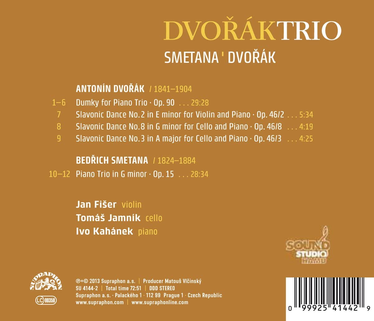 Smetana: Piano Trio / Dvořák: Slavonic Dances & Trio Dumky - slide-1