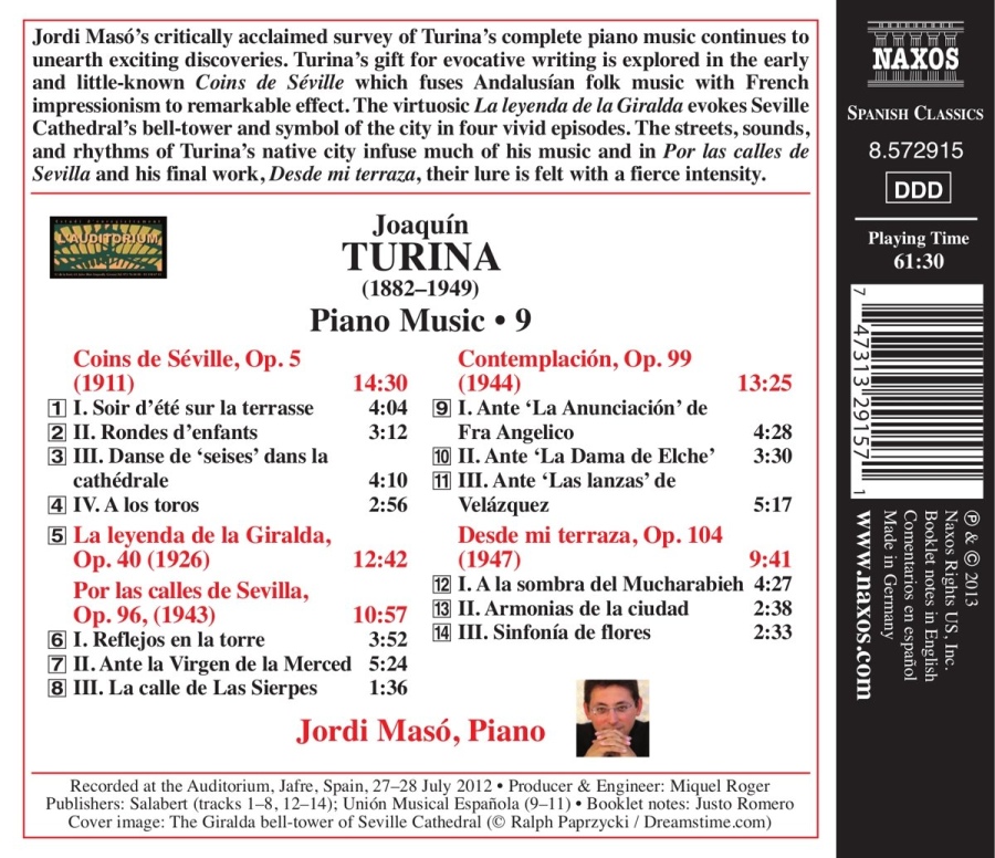 Turina: Piano Music Vol. 9 - slide-1