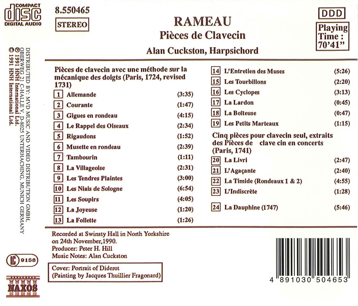 Rameau: Pieces de clavecin - slide-1