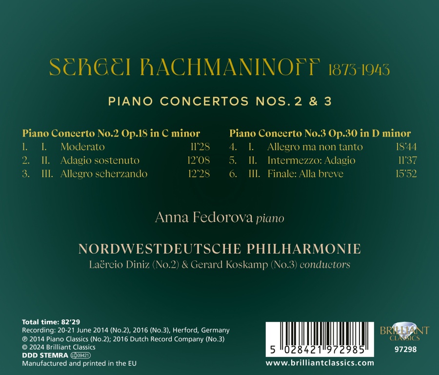 Rachmaninoff: Piano Concertos Nos. 2 & 3 - slide-1