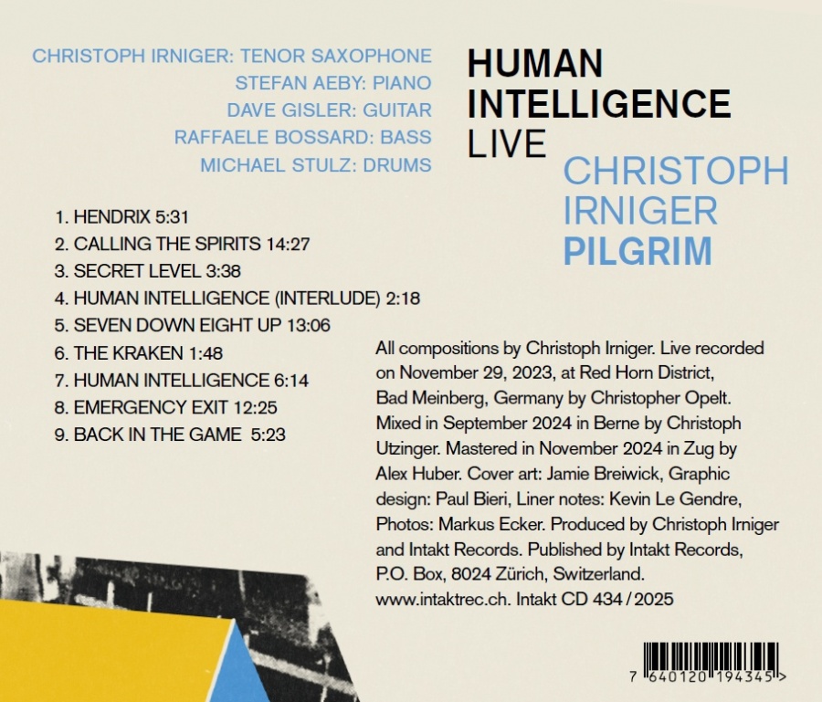 Irniger & Pilgrim: Human Intelligence (Live) - slide-1