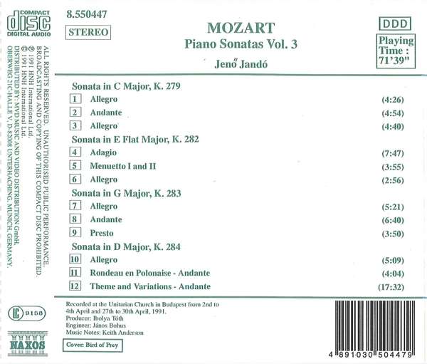 Mozart: Piano Sonatas Vol. 3 - slide-1