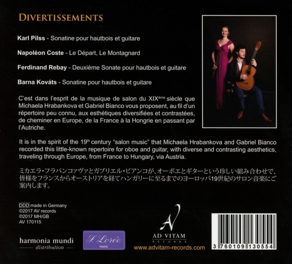 Divertissements - utwory na obój i gitarę - slide-1