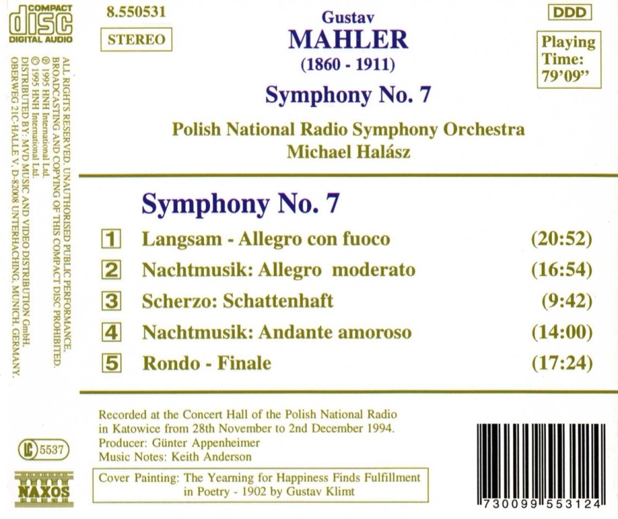 MAHLER, G.: Symphony No. 7 - slide-1