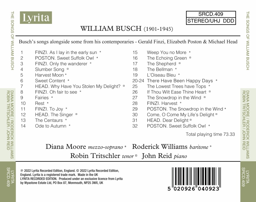 Songs of William Busch - slide-1