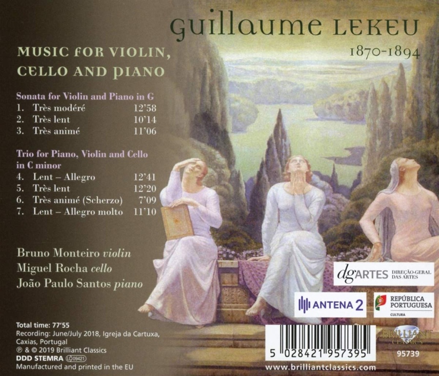 Lekeu: Music for Violin, Cello and Piano - slide-1