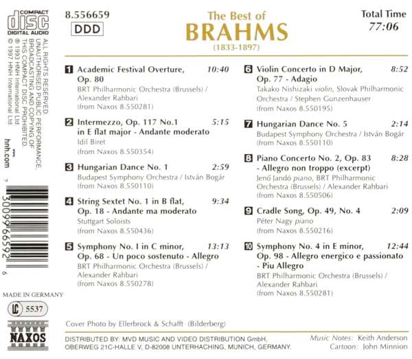 THE BEST OF BRAHMS - slide-1