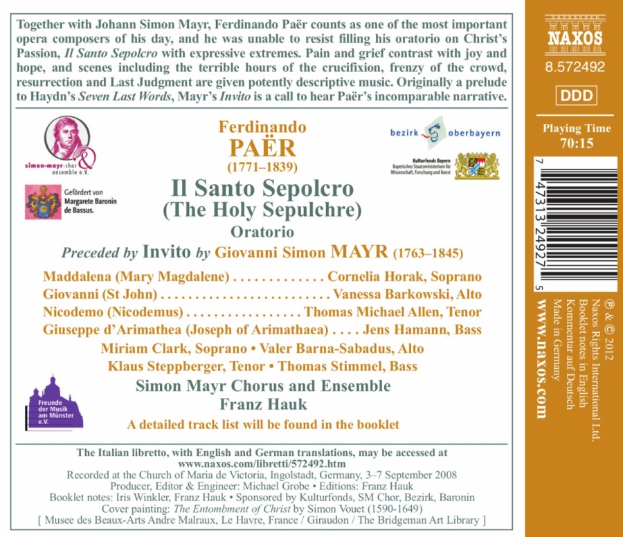 Paër: Il Santo Sepolcro - Oratorio - slide-1