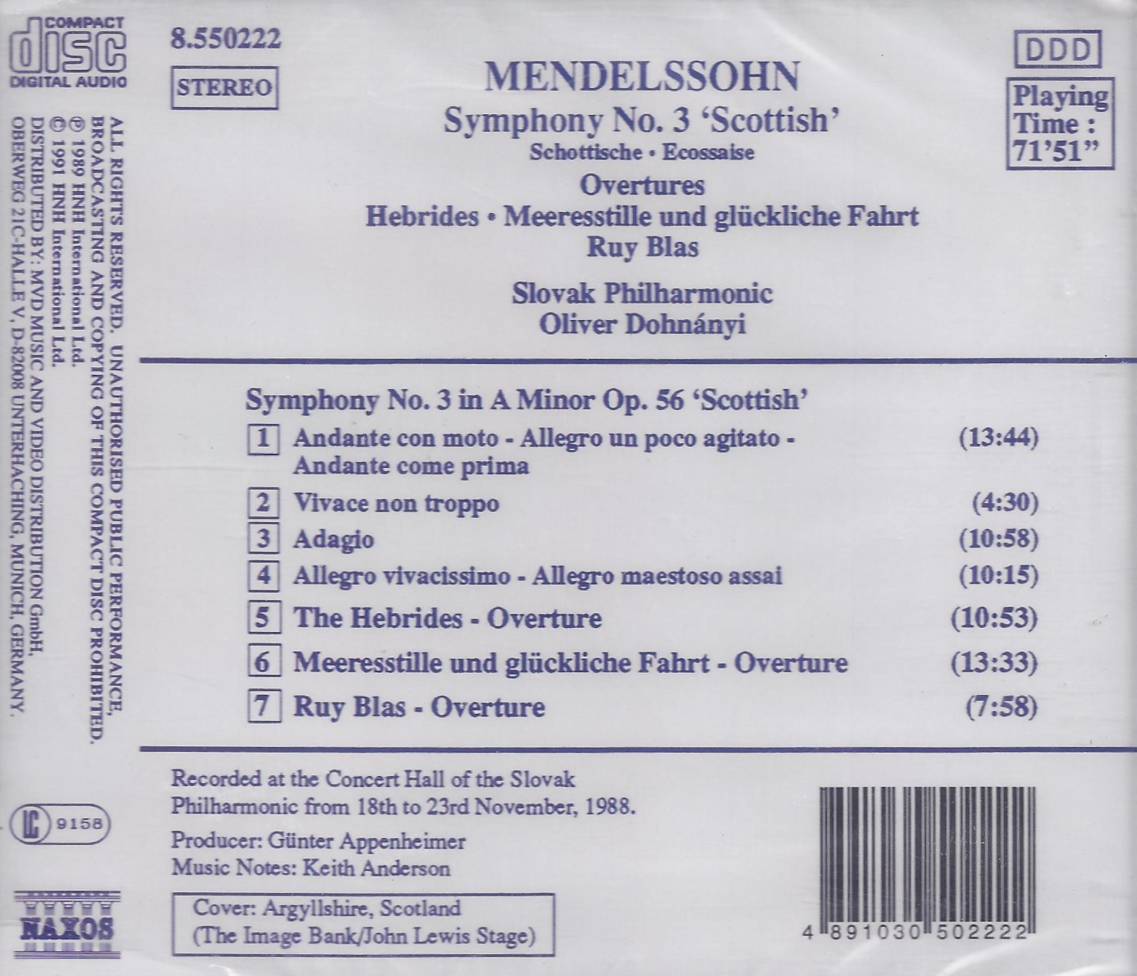 Mendelssohn: Symphony 3 - slide-1