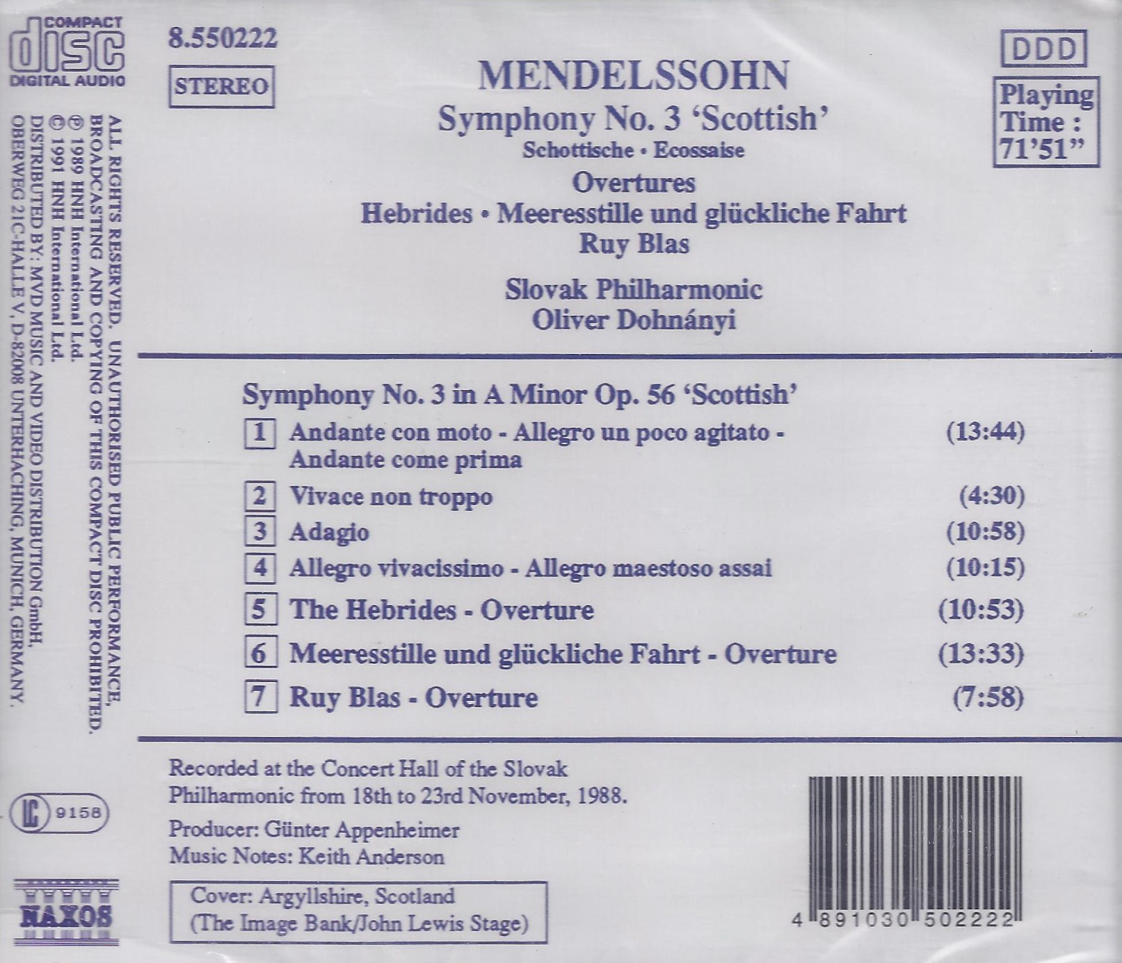 Mendelssohn: Symphony 3 - slide-1