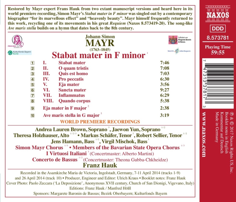 Mayr: Stabat mater in F minor - slide-1