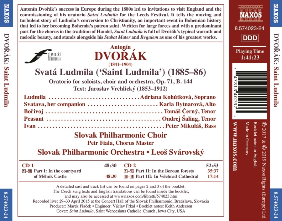 Dvorak: Saint Ludmila - slide-1