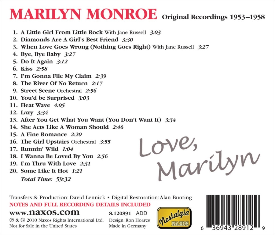 Love, Marilyn (nagr. 1953-1958) - slide-1