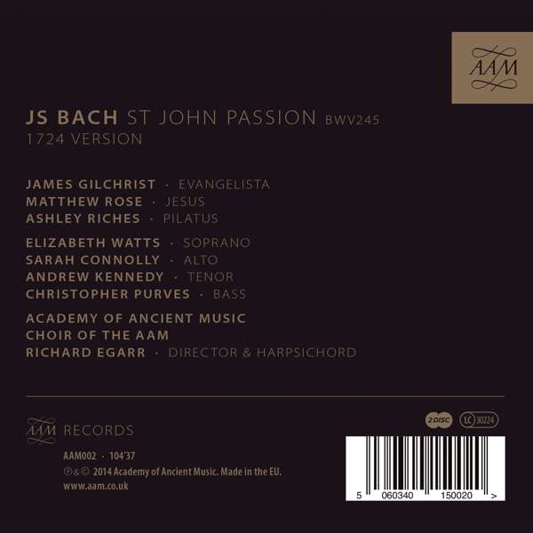 Bach: St. John Passion BWV 245 - slide-1