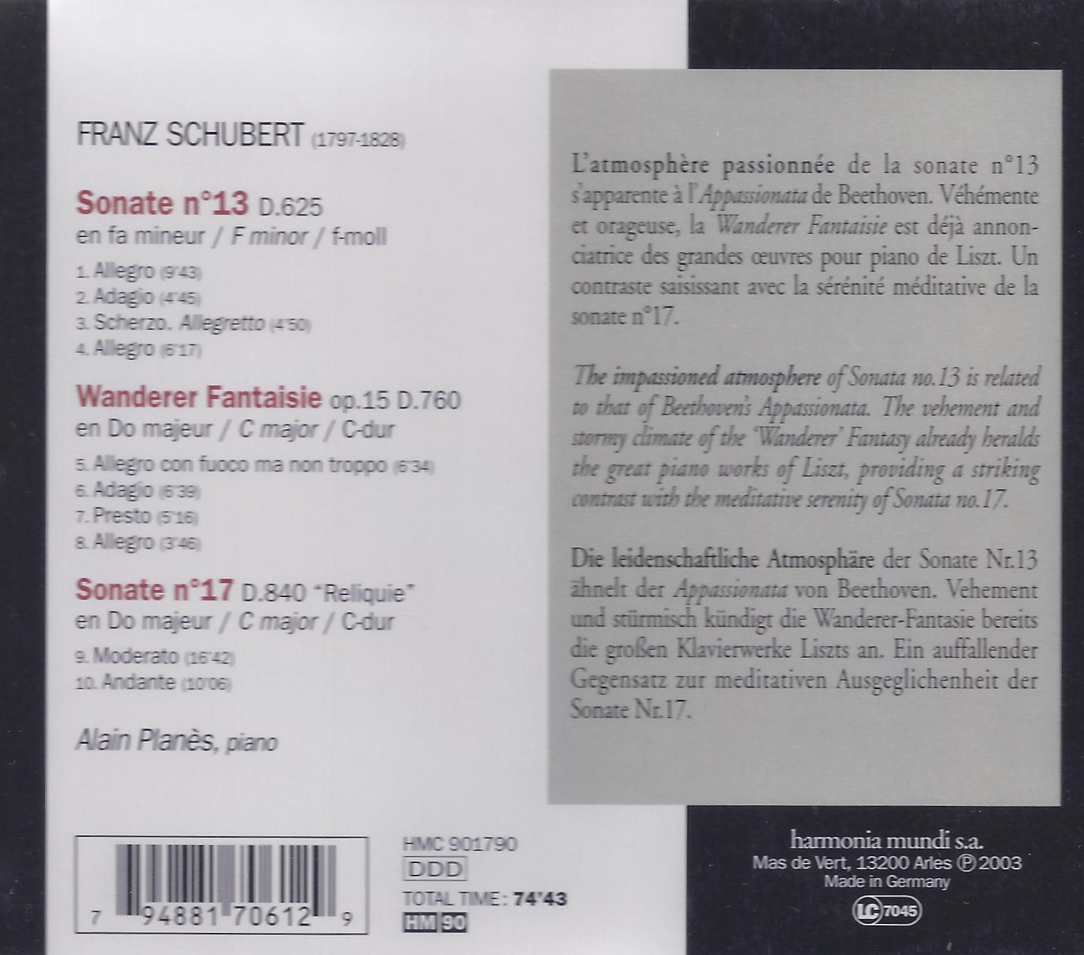Schubert: Sonates v.VIII - slide-1