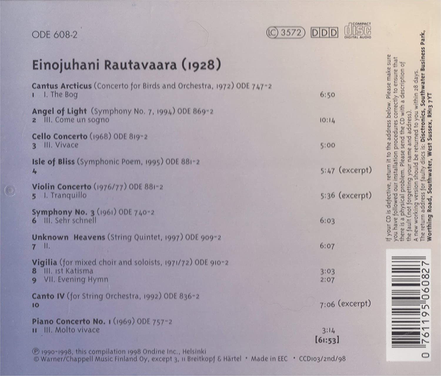 Rautavaara: Angels and Beyond - slide-1