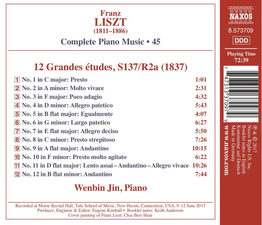 Liszt: Complete Piano Music Vol. 45 - 12 Grandes études - slide-1