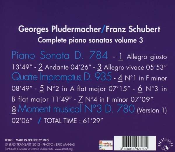 Schubert: Piano Sonatas Vol. 3 - D.784 Impromptus D.935 Moment musical D.780/1 - slide-1