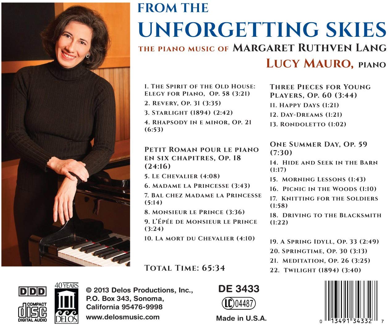 From the Unforgetting Skies: The Piano Music of Margaret Ruthven Lang - slide-1