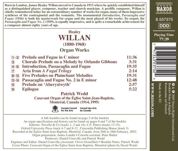 WILLAN: Organ works - slide-1