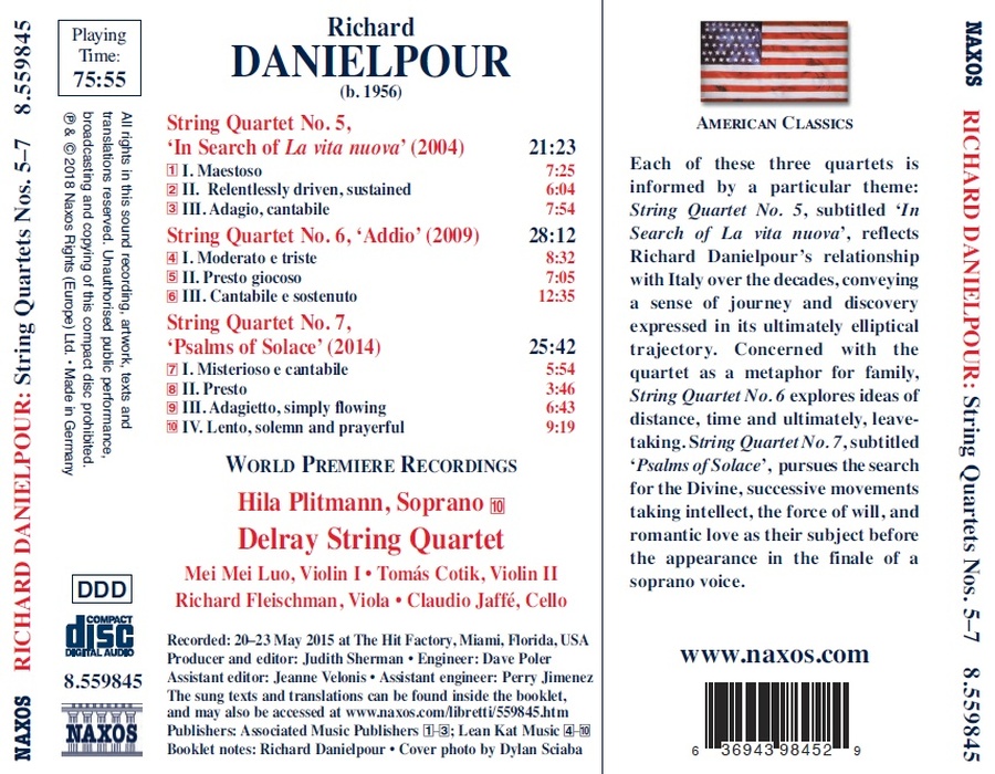 Danielpour: String Quartets Nos. 5, 6 and 7 - slide-1