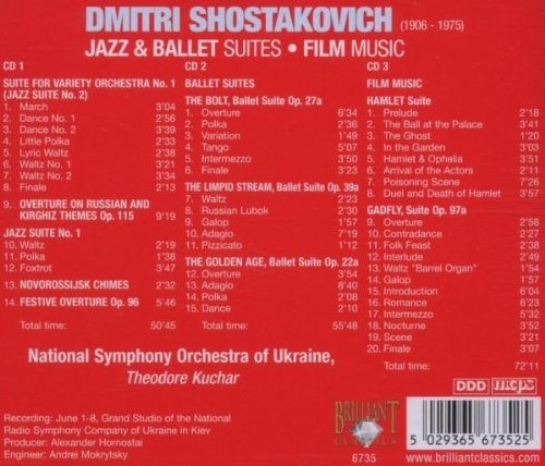 Shostakovich: Jazz & Ballet Suites; Film Music - slide-1