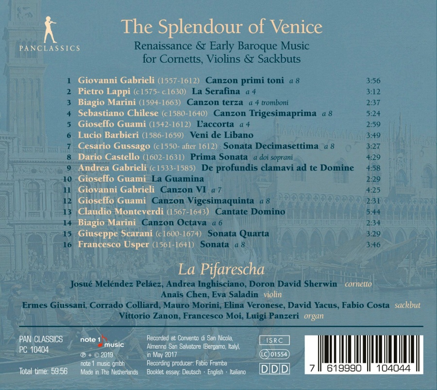 The Splendour of Venice - Music for Cornetts, Violins & Sackbuts - slide-1