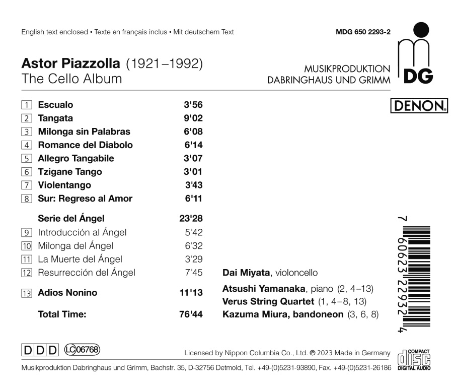 Piazzolla: The Cello Album - slide-1