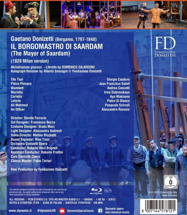 Donizetti: Borgomastro di Saardam - slide-1