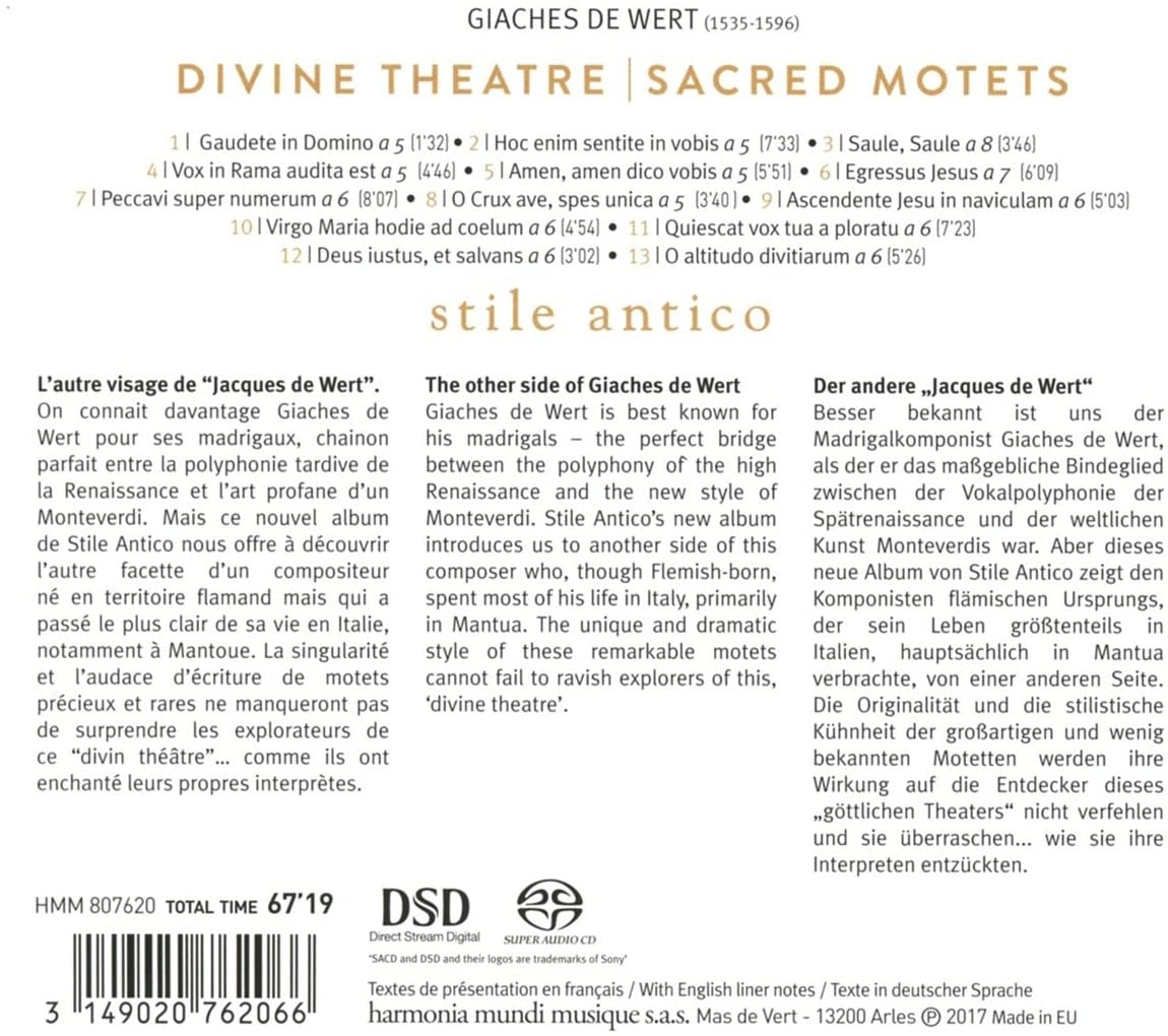 Wert de: Divine Theatre - Sacred Motets - slide-1