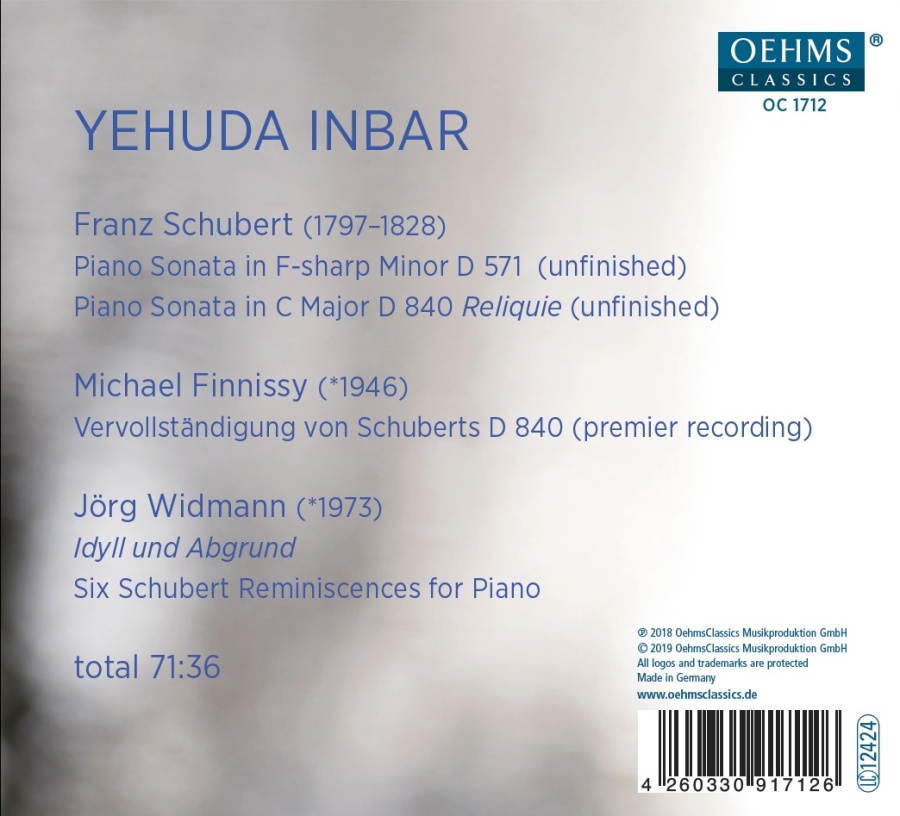 Schubert: Unfinsihed Sonatas - slide-1