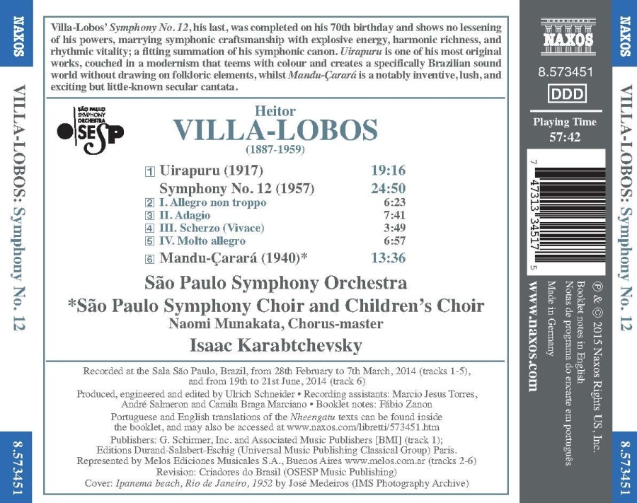 Villa-Lobos: Symphony No. 12 - slide-1