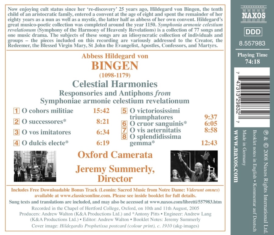 Hildegard von Bingen: Celestial Harmonies - slide-1