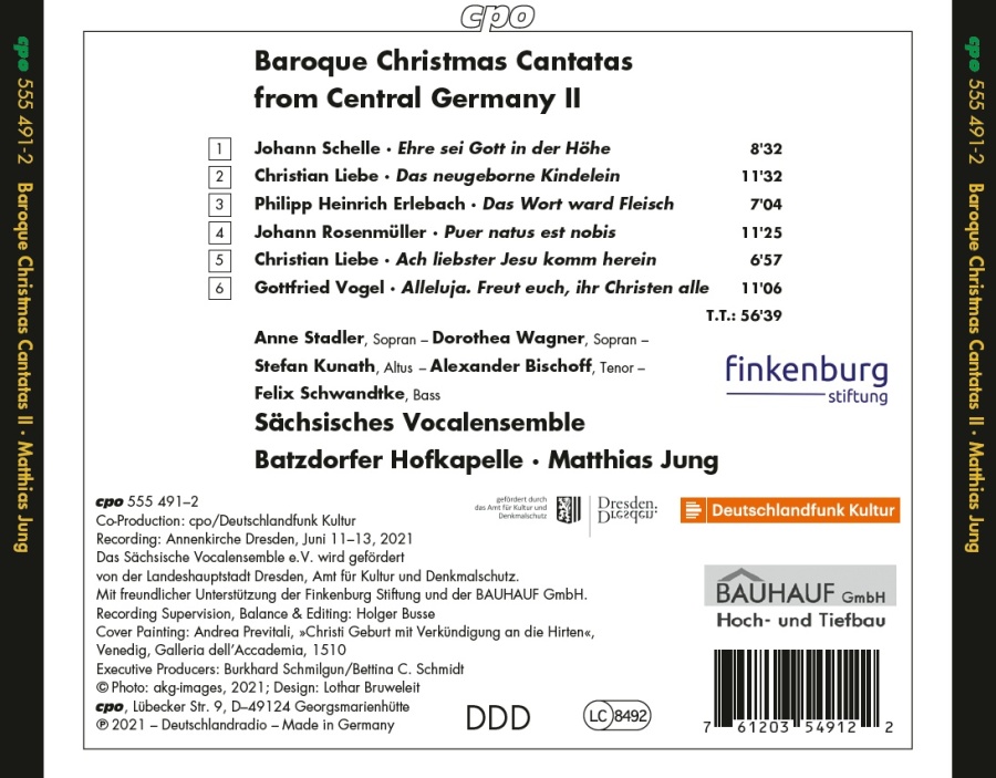 Baroque Christmas Cantatas from Central Germany Vol. 2 - slide-1