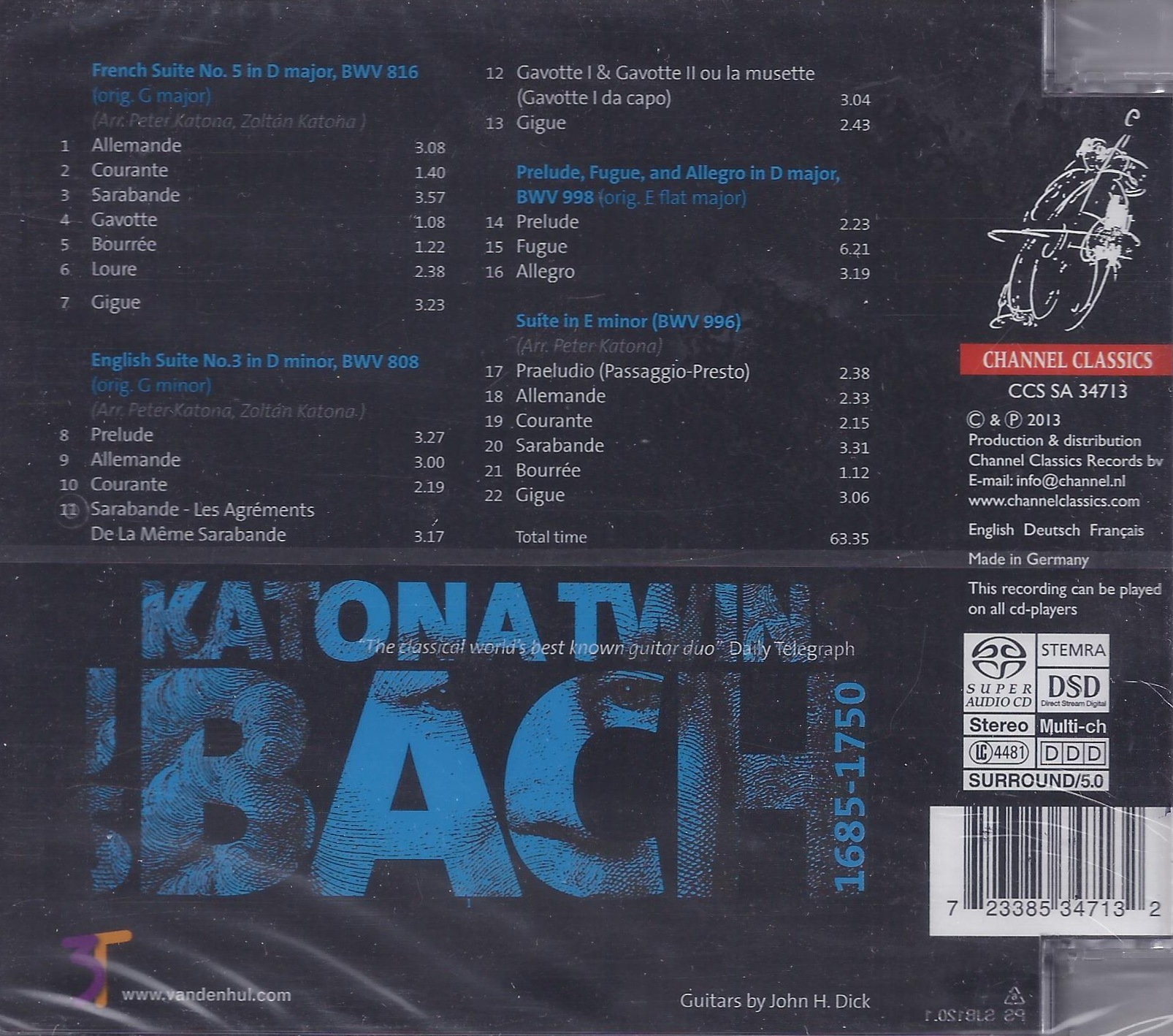 Bach, J.S.: Transcriptions - slide-1