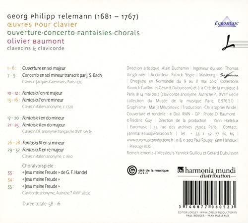 Telemann: Oeuvres pour clavier - slide-1