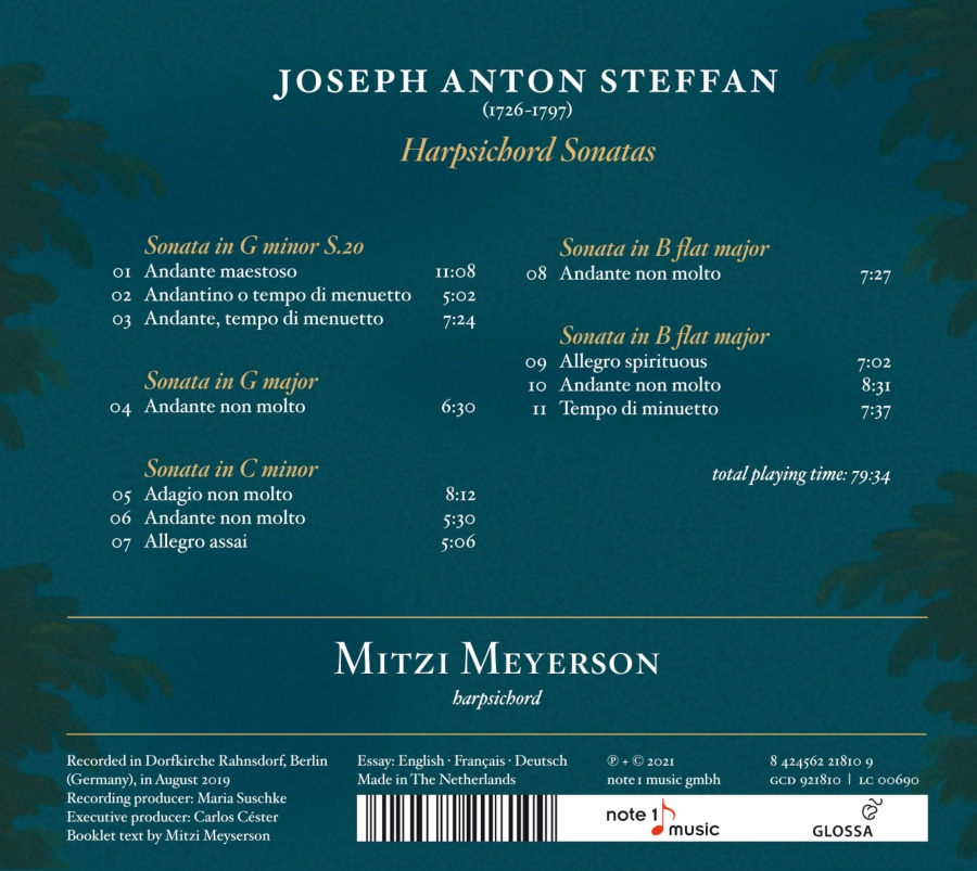 Steffan: Harpsichord Sonatas - slide-1