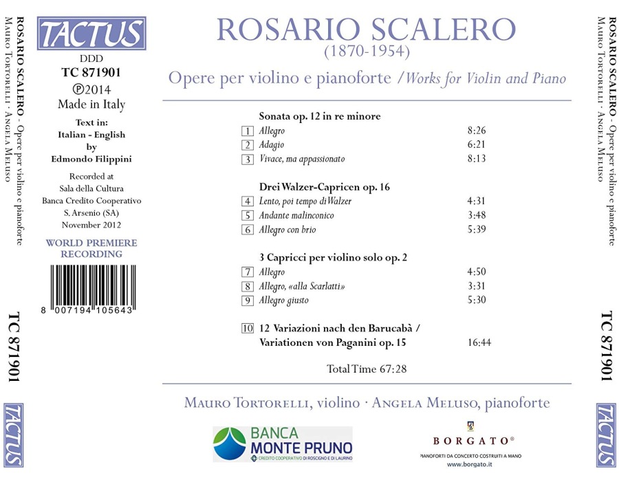 Scalero: Opere per violino e pianoforte - slide-1