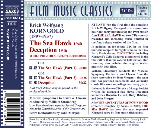 Korngold: The Sea Hawk, Deception - slide-1