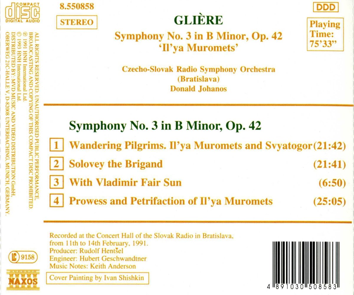 GLIERE: Symphony no. 3 - slide-1