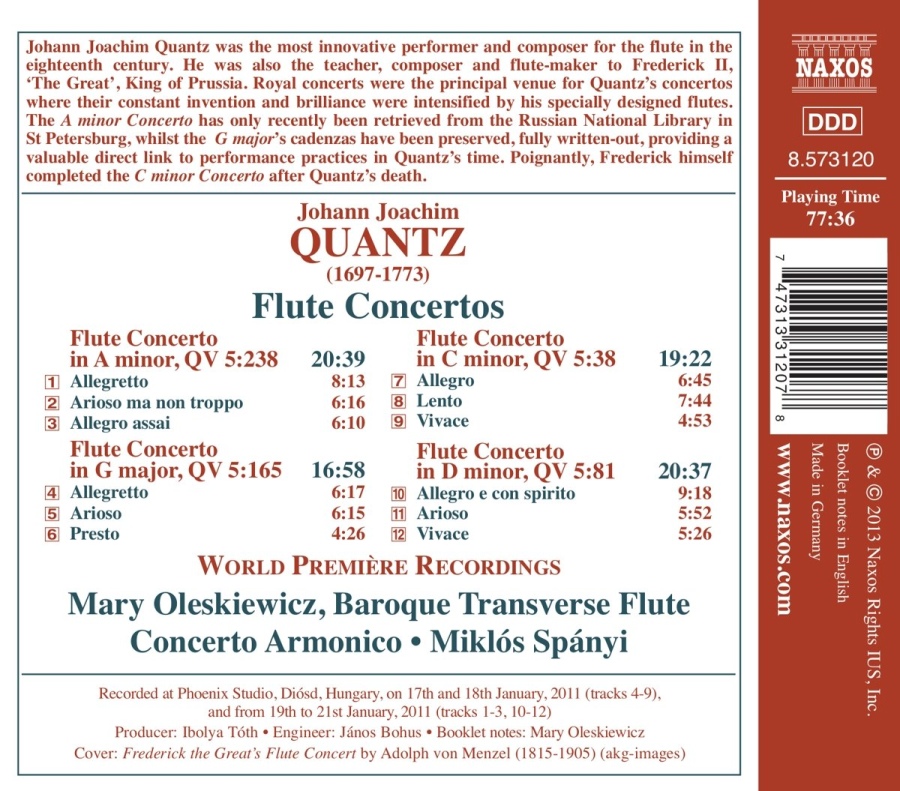 Quantz: Flute Concertos - slide-1