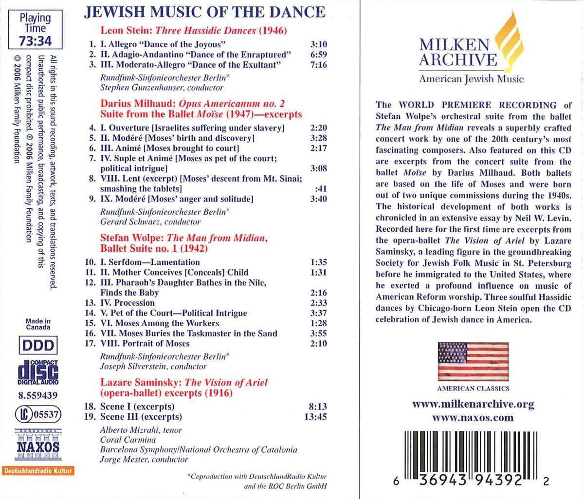 Jewish Music of the Dance - slide-1