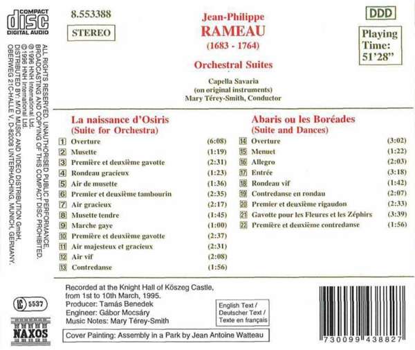 RAMEAU: La naissance d'Osiris; Abaris ou les Boréades - slide-1